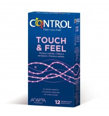 Control Preservativos Sensual Dots Lines 12 unidades
