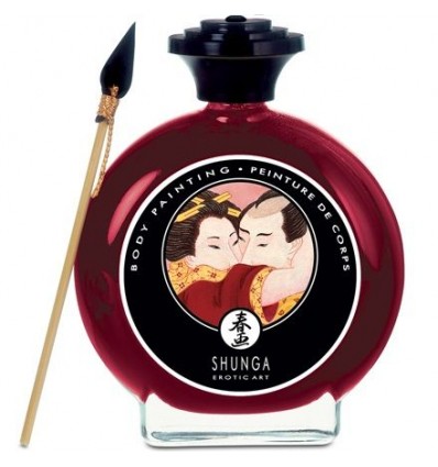 Shunga Pintura Corporal Fresas Champagne