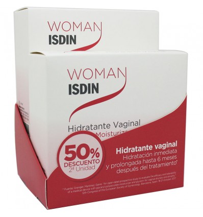 Woman Isdin Hidratante Vaginal 12+12 Aplicadores Duplo Promocion