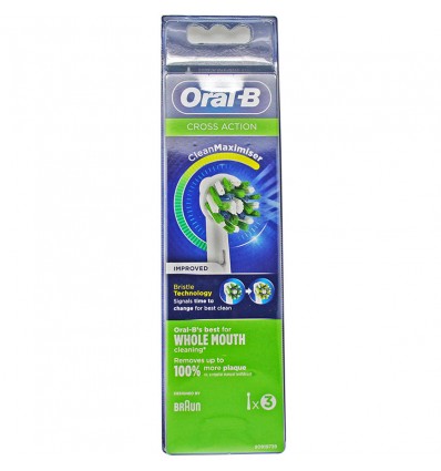 Recambios Oral B CrossAction 3 Unidades