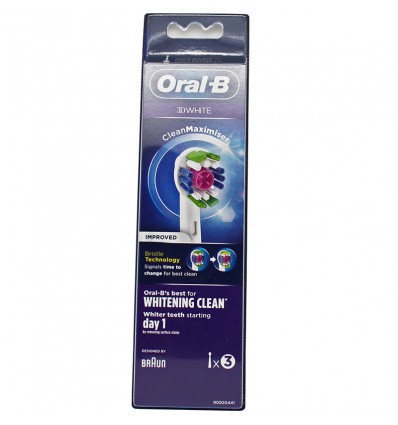 Recambios Oral B 3D White 3 Unidades