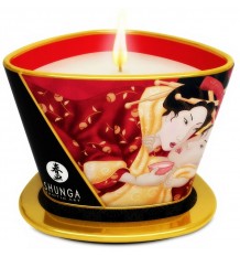 Shunga Massage Kerze Erdbeere und Wein-170 ml