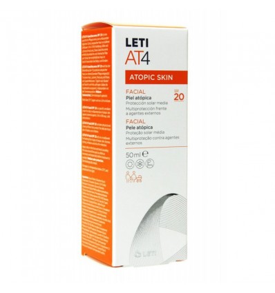 Leti At4 Creme Facial com FPS 20 50 ml