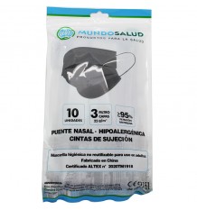 Mundosalud Mascarillas Higienicas Gris Pack 10 unidades