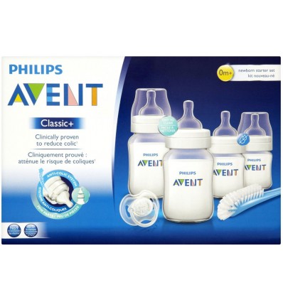 AVENT Biberón Natural 60 ml Tetina de Silicona de Flujo Recién Nacido 0m+