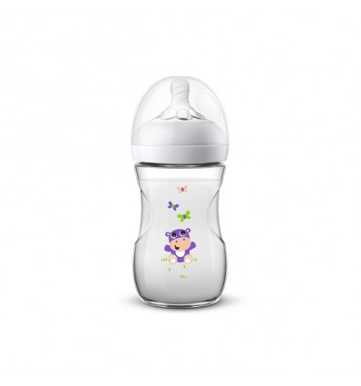 Avent Natural Biberon 260ml Hipopotamo Avent Natural Biberon 260ml Hipopotamo