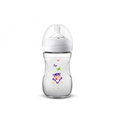 Avent Natural Biberon 260ml Hipopotamo