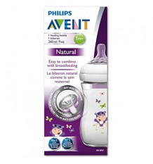 Avent Natural Biberon 260ml Hipopotamo oferta