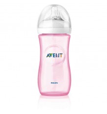 Avent Natural Biberon 330 ml Rosa