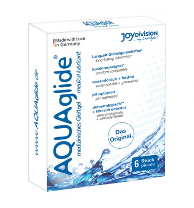 Aquaglide Lubricante Base Agua 6 Monodosis 2ml Aquaglide Lubricante Base Agua 6 Monodosis 2ml
