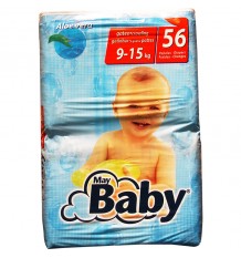 Maybaby Diaper Crawling 9 to 15 kg 56 units