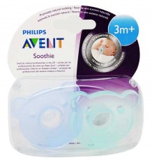 Avent Chupetes Soothie 3 Meses Azul