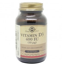 Solgar Vitamin D3 400 Iu 100 Capsules Soft