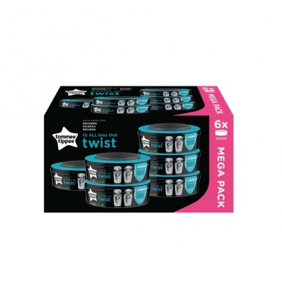 Tommee Tippee Sangenic Twist & Click Recambios 6 Unidades Oferta 2