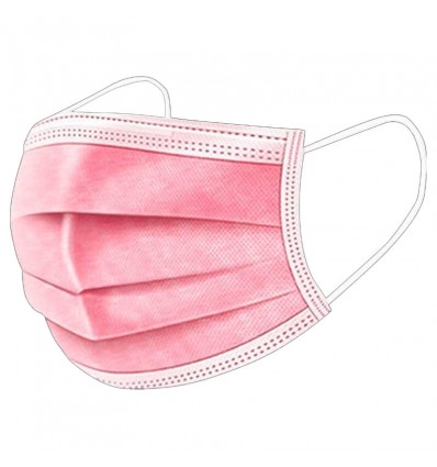 Mascarilla Higienica 3 Capas Rosa 10 Unidades Mascarilla Higienica 3 Capas Rosa 10 Unidades