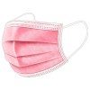 Mascarilla Higienica 3 Capas Rosa 10 Unidades
