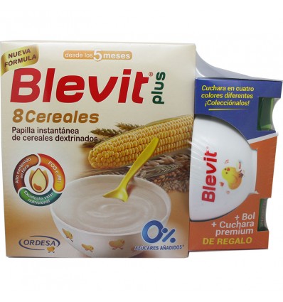 Blevit Plus 8 Cereais 600g + Bol + Colher