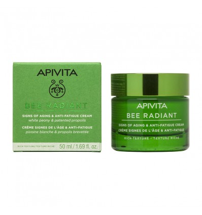 Apivita Bee Radiant Peony Crema Rica 50ml