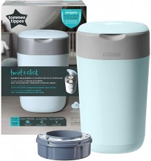 Tommee Tippee Container Of Diapers-Twist & Click Blue