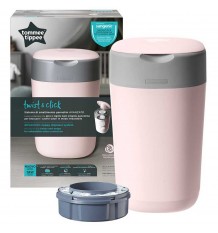 Tommee Tippee Contenedor De Pañales Twist & Click Rosa