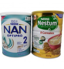 Nan Optipro 2 800g + Nestum 8 Cereales 650g