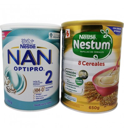 Nan Optipro 2 800g + Nestum 8 Céréales 650g