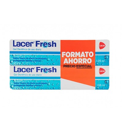 Lacer Fresh Gel Dentifrico 125ml + 125ml Duplo Promocion Lacer Fresh Gel Dentifrico 125ml + 125ml Duplo Promocion
