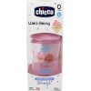 Chicco Bottle Silicone 150 ml Nipple Regular +0m pink mr wonderful