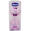 Chicco Biberon Silicona 150 ml Tetina Regular +0m rosa benessere