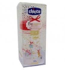 Chicco Biberon Silicona 150 ml Tetina Regular +0m rojo