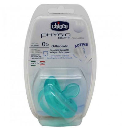 Chicco Schnuller Todogoma Silikon 4 Monaten, blau