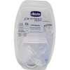 Chicco Schnuller Todogoma Silikon 4 Monate, weiß
