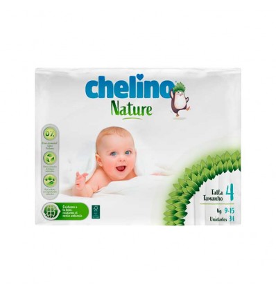 Chelino Nature Talla 4 9-15 kg 34 Unidades