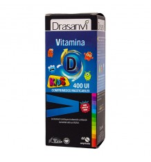 Drasanvi Vitamina D3 400UI + K1 Kids 60 Comprimidos Mastigáveis