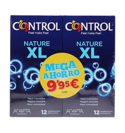 Contrôle des Préservatifs Nature XL 12+12 Duplo Promotion
