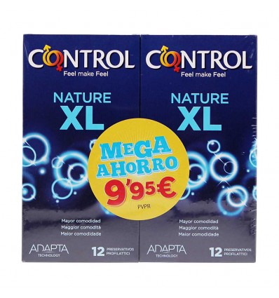 Controle Preservativos Nature XL 12+12 Duplo Promoção