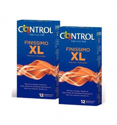 Control Preservativos Finissimo XL 12+12 Duplo Promocion