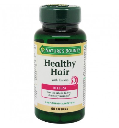 Nature's Bounty Healthy Hair Keratina 60 Capsulas