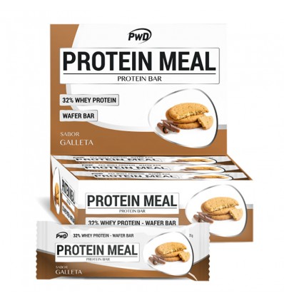 Protein Meal Barras Biscoito Maria 12 Peças Pwd Nutrition