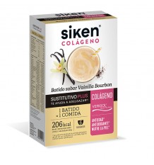 Siken Colageno Sustitutivo Batido Vainilla Plus 6 Sobres