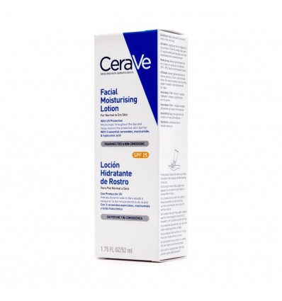 Cerave Lotion Hydratante Facteur Protection SPf25 Visage 52ml