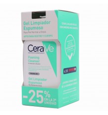 Cerave Gel Limpiador Espumoso Piel Normal a Grasa 473 m + 473ml Duplo