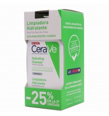 Cerave Limpiadora Hidratante Piel Normal a Seca 473 ml + 473ml Duplo