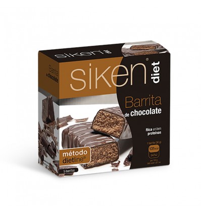 Siken Diet Barrita Chocolate 5 Unidades