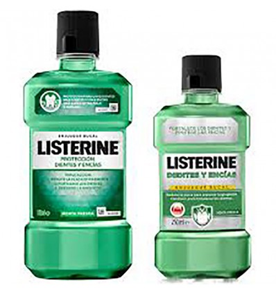 Listerine Dientes Encias 500 ml+ 250 ml Regalo Listerine Dientes Encias 500 ml+ 250 ml Regalo