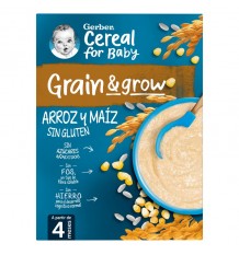 Gerber Papilla Arroz Maiz Sin Gluten 250g