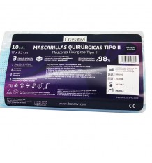 Drasanvi Máscara Quirurgica Tipo II 10 Unidades 17x9.5
