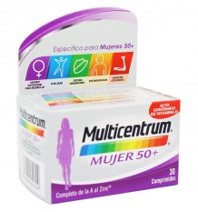 Multicentrum Mujer 50+ 30 Comprimidos