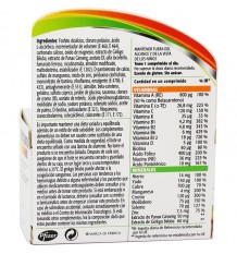 Multicentrum Plus Gingseng Ginkgo 30 Compimidos ingredientes