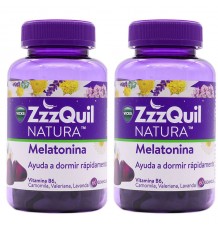 Zzzquil Natura Melatonina 60+60 Gominolas Pack Duplo